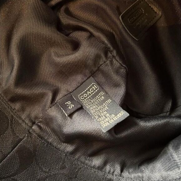 Coach Signature Black Bucket Hat - Picture 5 of 5